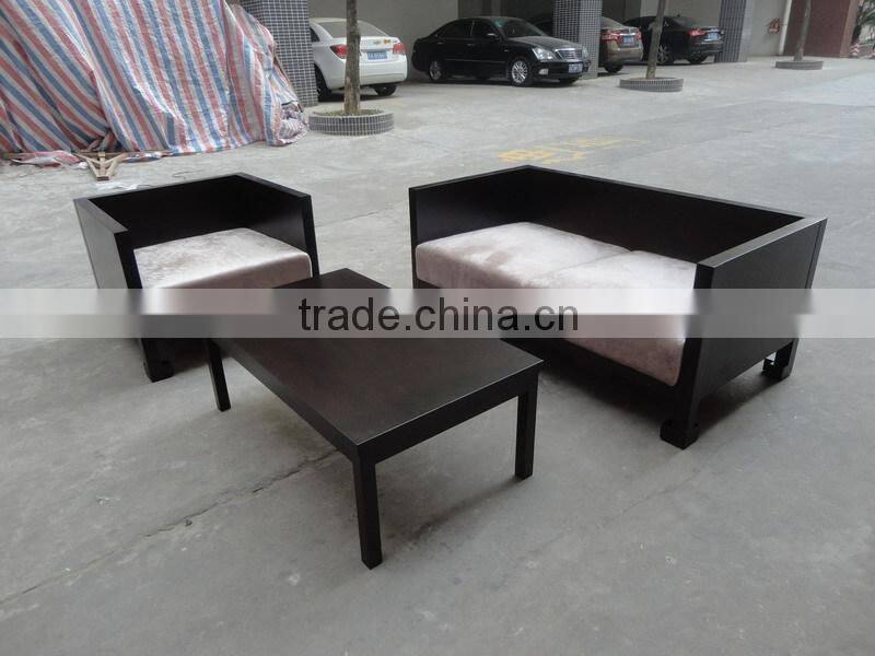 wooden hotel lobby sofa XYN511