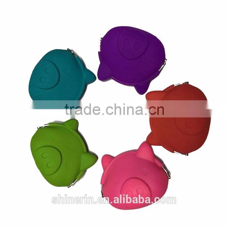 Piggy Coin Bank Wholesale Candy Jelly Silicone Purse Women's Fashion Coin Bag Wallet