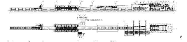 EPS sandwich panel roll forming machine PU coated roofing tile sandwich forming machine