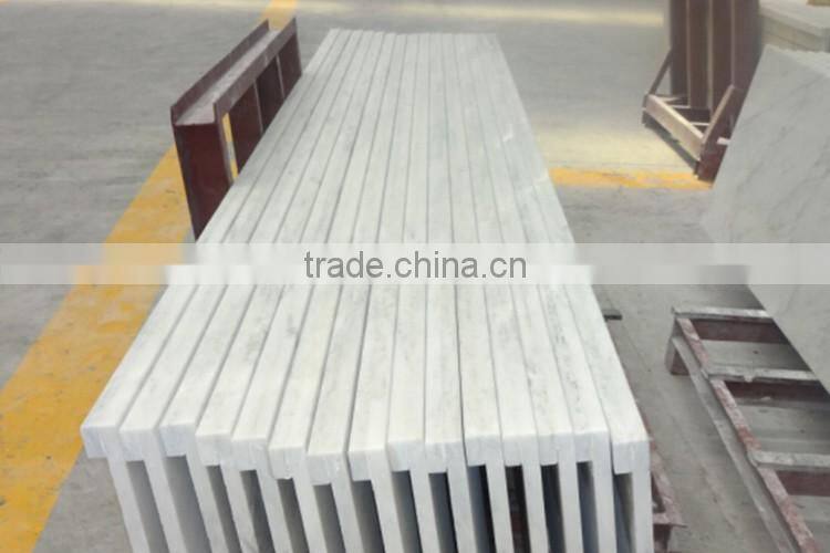 Edging full bullnose countertop natural stone pure white marble