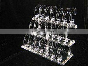Acrylic watch stands for mens and ladies sizes