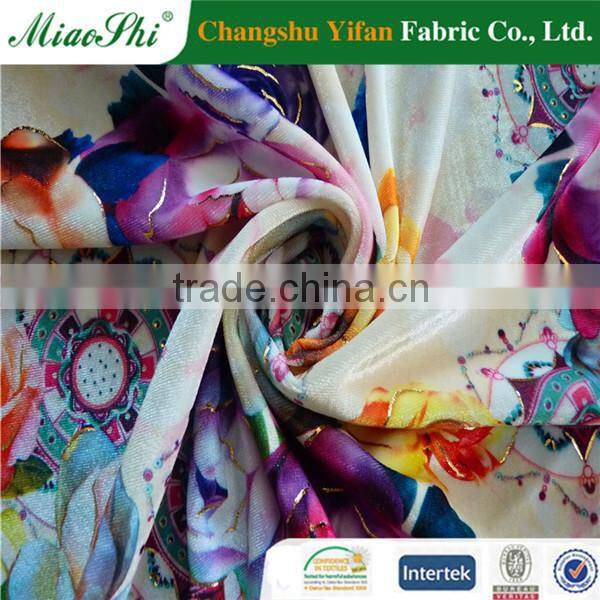 100% polyester plain dyed velvet fabric for upholstery furniture