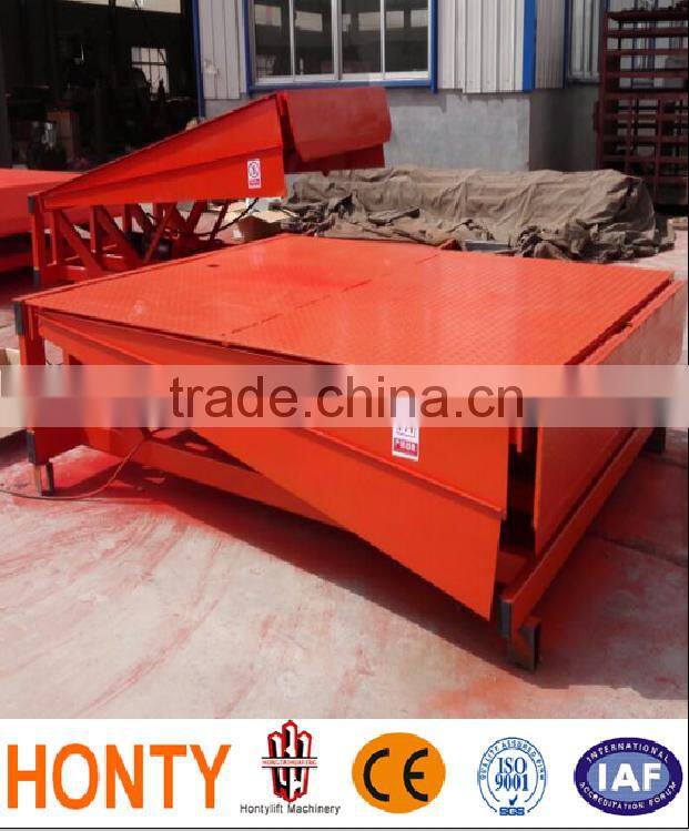 stationary heavy duty garage forklift dock leveler