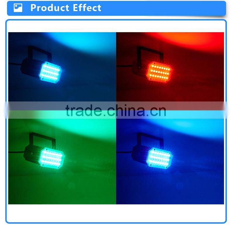 Sound 24pcs RGB LED Strobe Light For DJ,RGB Flash Light For Disco DJ Party