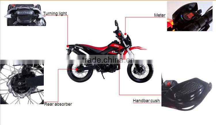 200cc 4-stroke air cooling off road motorcycle with balance shaft