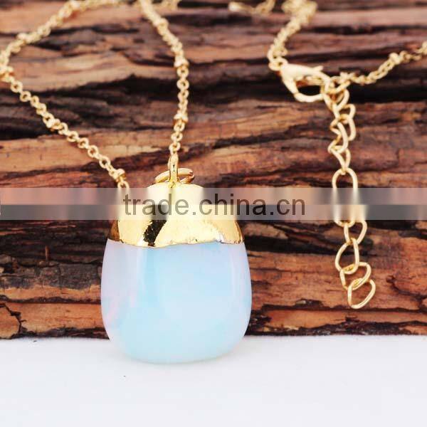 High Quality Elegant Natural Crystal Stone Necklace fro Wholesaler