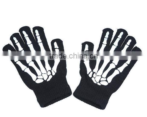 led flashing gloves,promotion gifts logo printing led glowing gloves