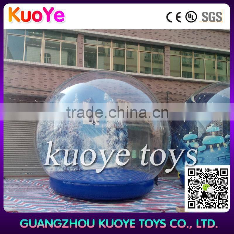 christmas inflatable snow globe