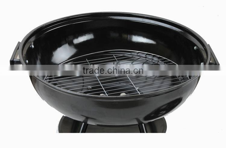 Outdoor camping charcoal rotating bbq grill