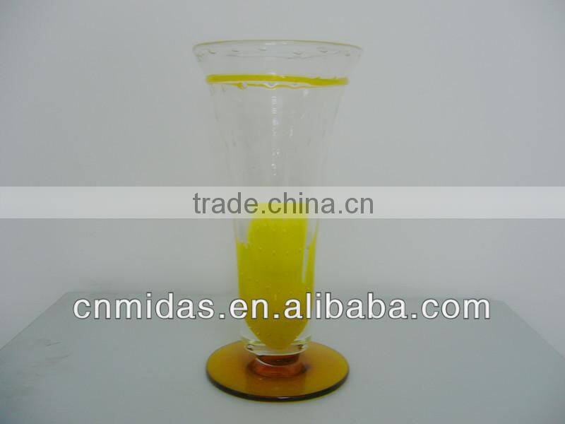 colored glass juice glass set