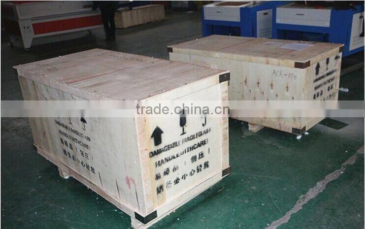 brand new complete industrical clothes co2 laser engraving cutting machine with good after-sales service available