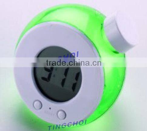 lcd water powered clock