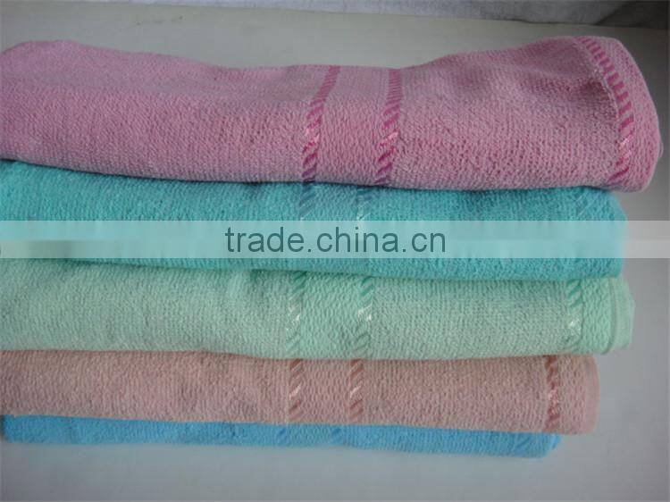 3 pieces 100% cotton gift sets of towels promotional beach towel SD-822