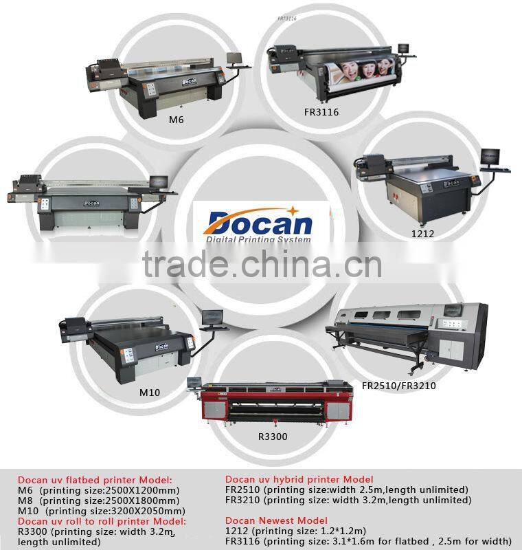 glass uv flatbed printer for glass printing