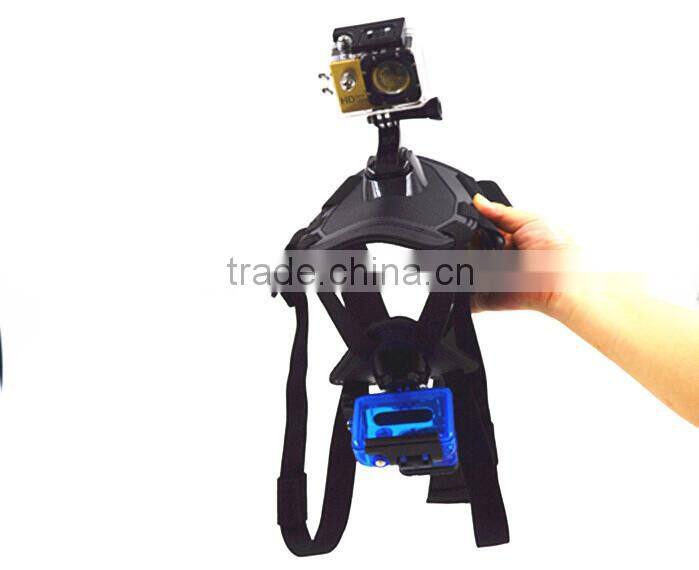 For Gopro SJ4000 Accessories Fetch Dog Harness Chest Fetch Strap Belt Mount For GoPro Hero 4 3+ 3 2 Auction Camera