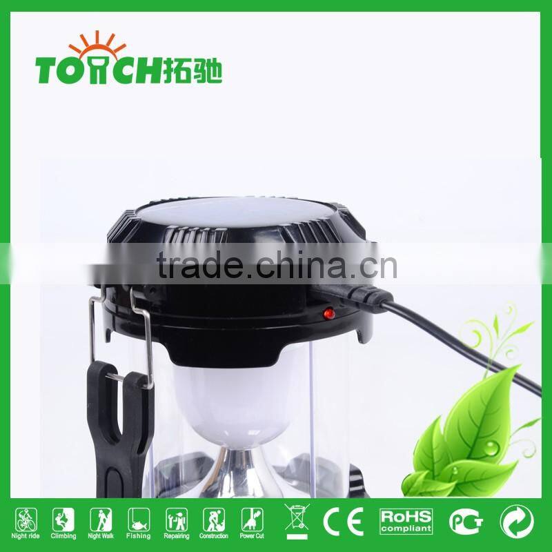 2016 New Lantern Light Solar Tent Light 12h High Power Flash Light Emergency Lamp Lantern Lamps With AC Charger