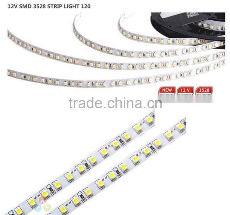 warm white 120led/s 3528 2700k led strips 5m/roll made in shenzhen