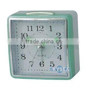 desk clock, cute square alarm clock, lovely wake up clock,