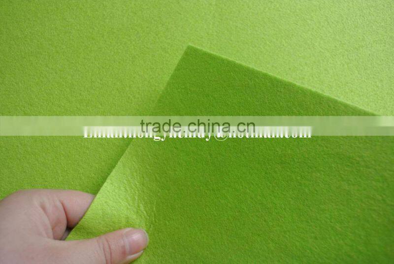 Green color needle punched nonwoven fabric super water absorbent floor cleaning cloth