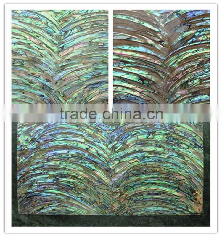 high quality natural abalone/paua mother of pearl shell paper shell sheet shell laminate