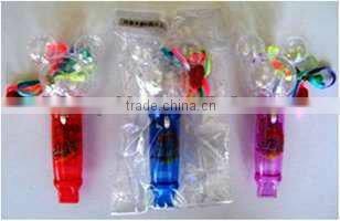 Fiber optic mickey Led Whistle For Promotion
