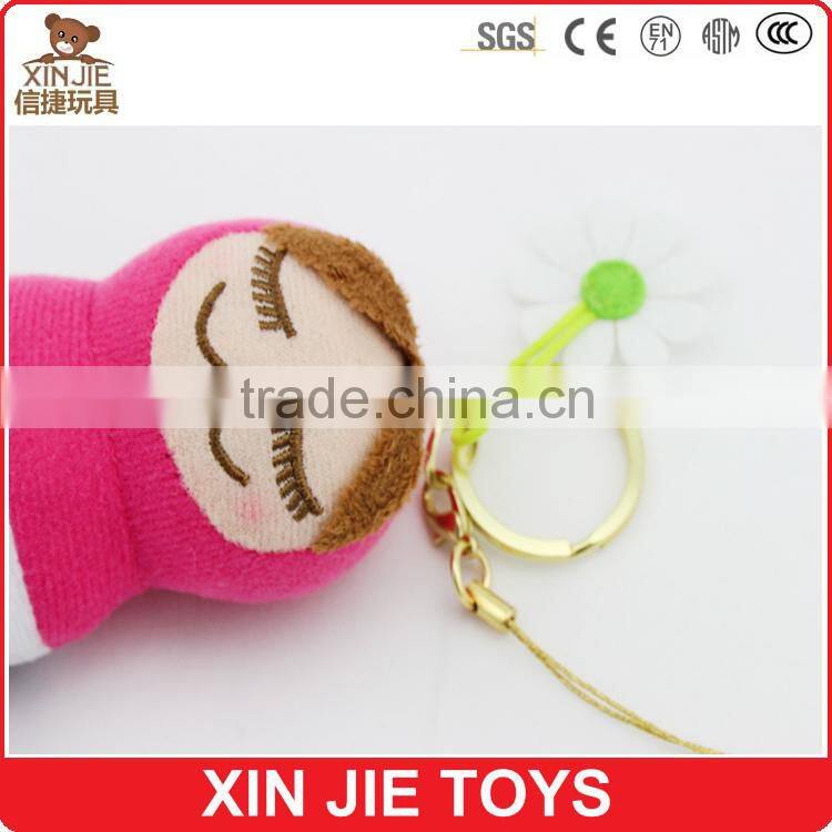10cm plush mascot doll keychain 8inch soft mascot doll 100% polyester material mascot toys
