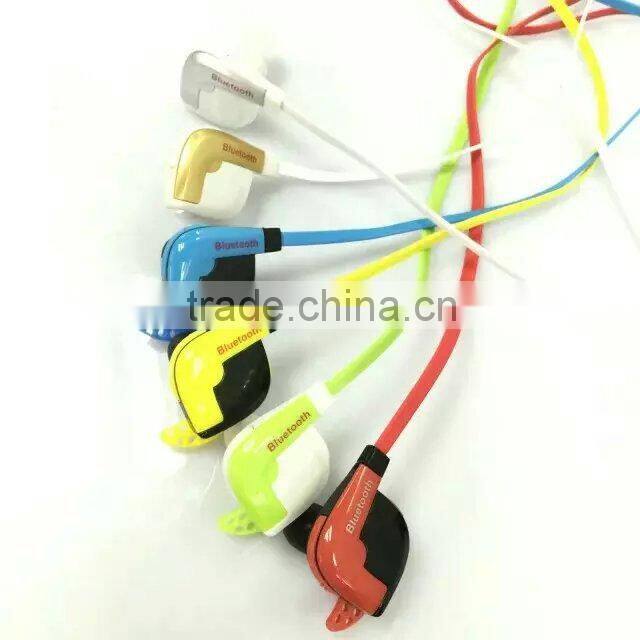 Promotion High Quality Sports Beautiful Bluetooth Stereo Earphone for Girls HY-B326