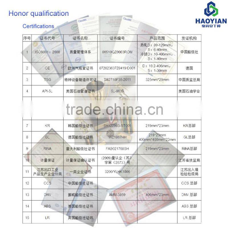 With seamless steel tube bridge SAE1030 steel square pipe