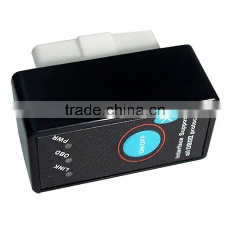 Super Mini Elm327 Bluetooth V1.5 OBD2 OBD II Can-Bus Diagnostic Car Scanner Tool with Switch