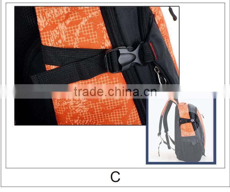 2014 multiple color selling nylon waterproof laptop backpack, outdoor adventure backpack in Guangzhou