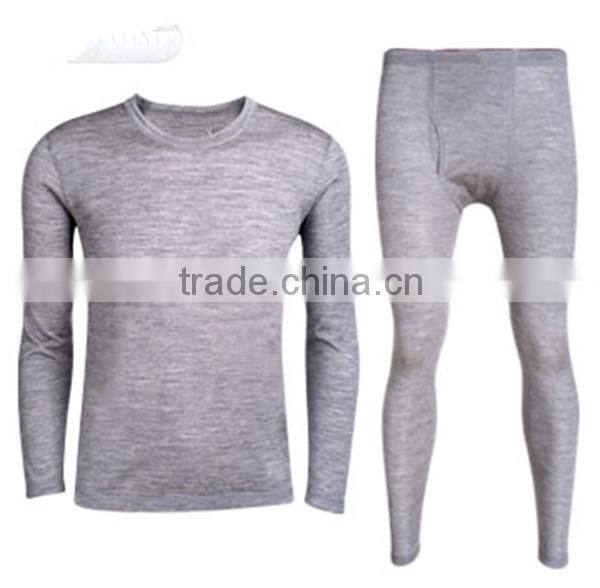 2015 Latest design mens merino wool underwear for Winter dress