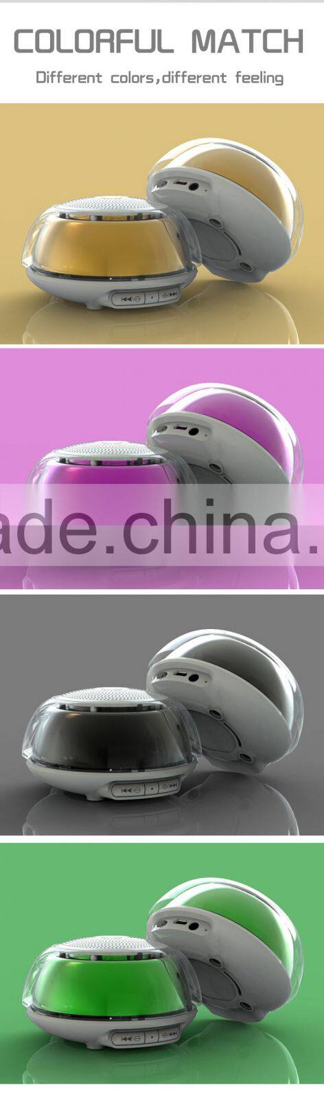 High quality stereo wireless bluetooth speaker support FM radio/TF card/Self-photo