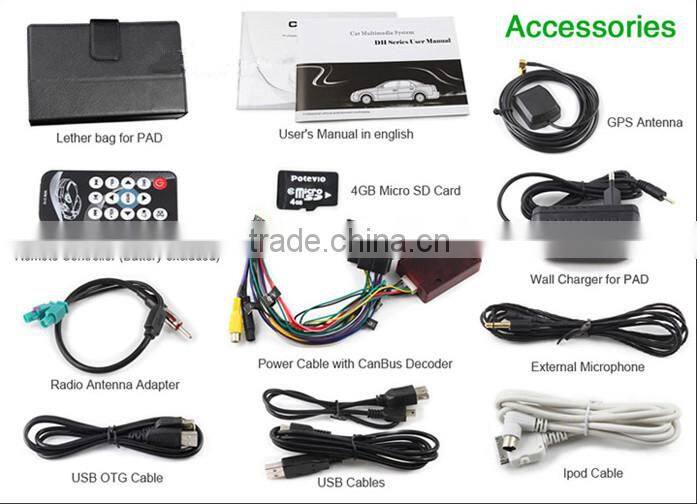 Android car radio for VW Android 4.0 A10 Dual Core, 1GHz CPU, 1024*600 WIFI 3G Capacitive screen,USB