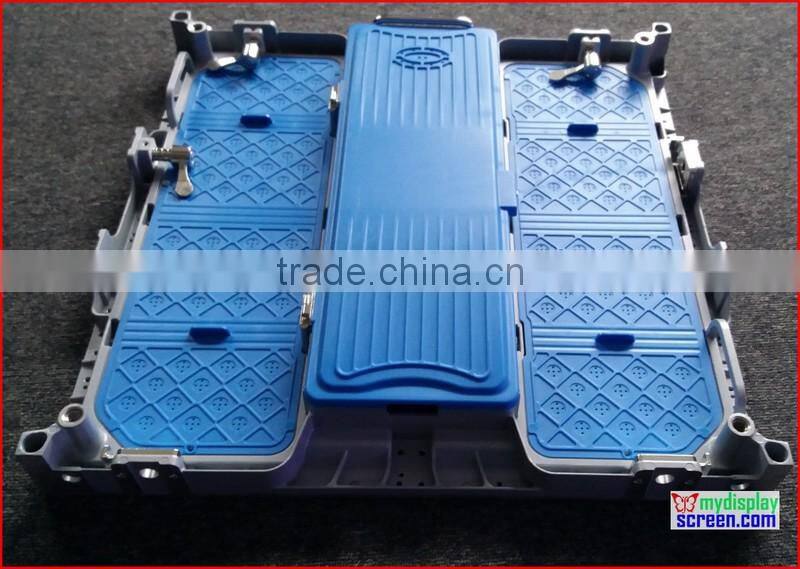 p4 indoor rental cabinet, die casting design,512mm*512mm, 4MM 1256*128 module use