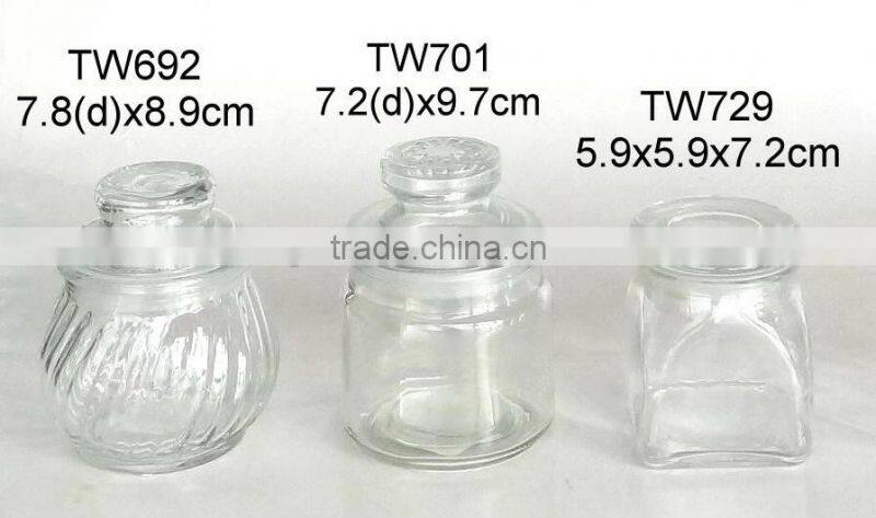TW697T glass jar with ceramic lid