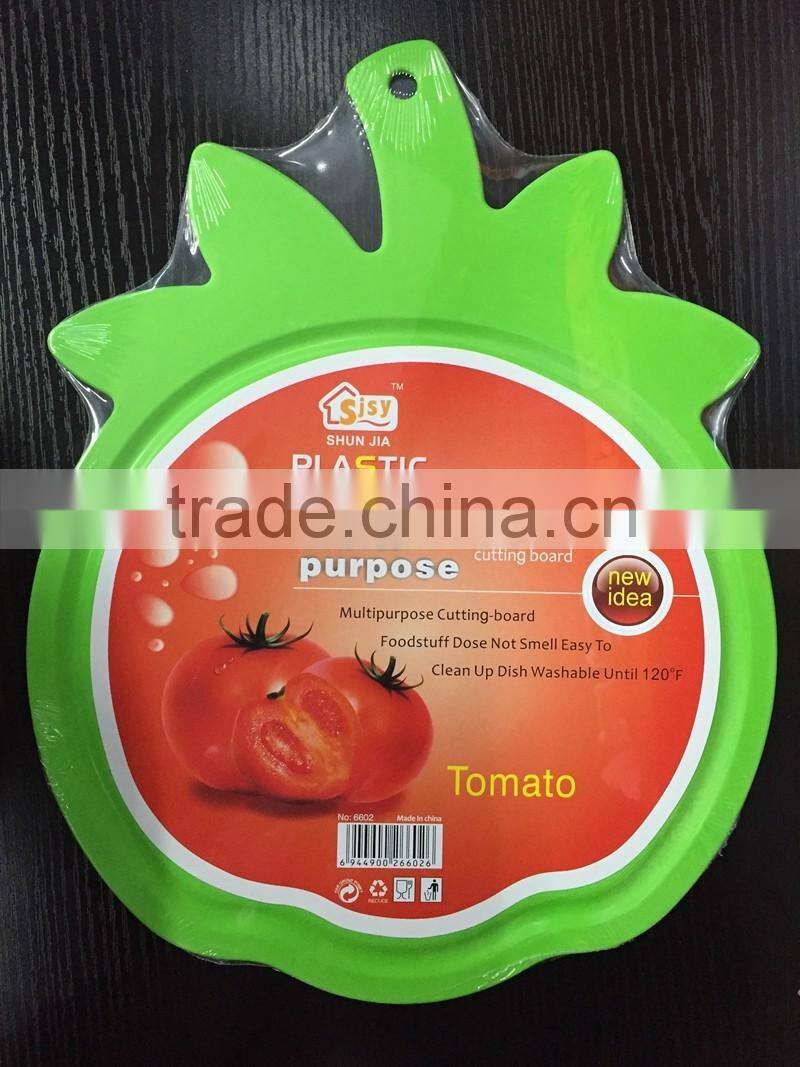plastic cutting board set , fruit shape plastic board,kitchen chopping blocks