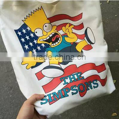 100% eco-friendly canvas carry bags in single-shoulder bags