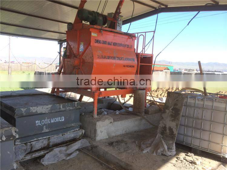 lightweight foam concrete block machine prices