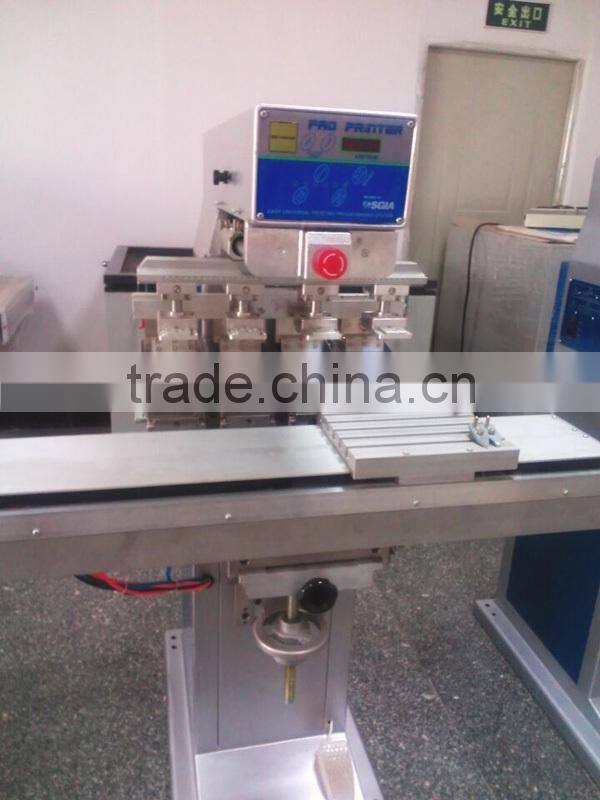 GW-P4/S multicolor ball pad printing machine with shuttle system