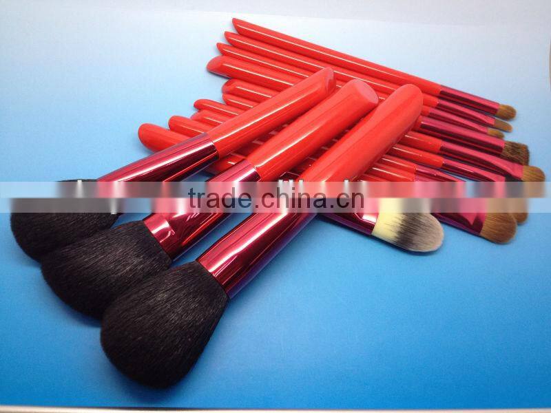 13 piece kolinsky hair makeup quality brushes set