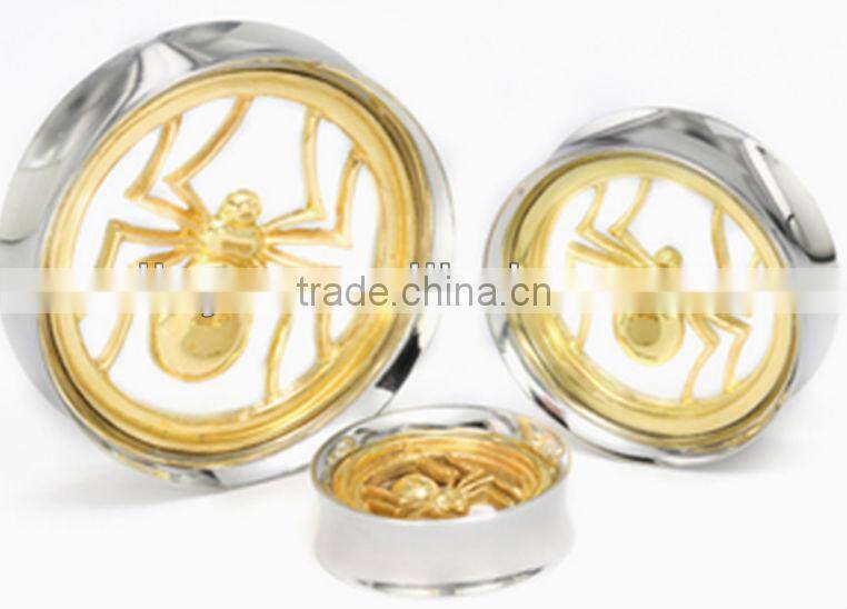 Body Jewelry Stainless Steel Flesh Tunnels