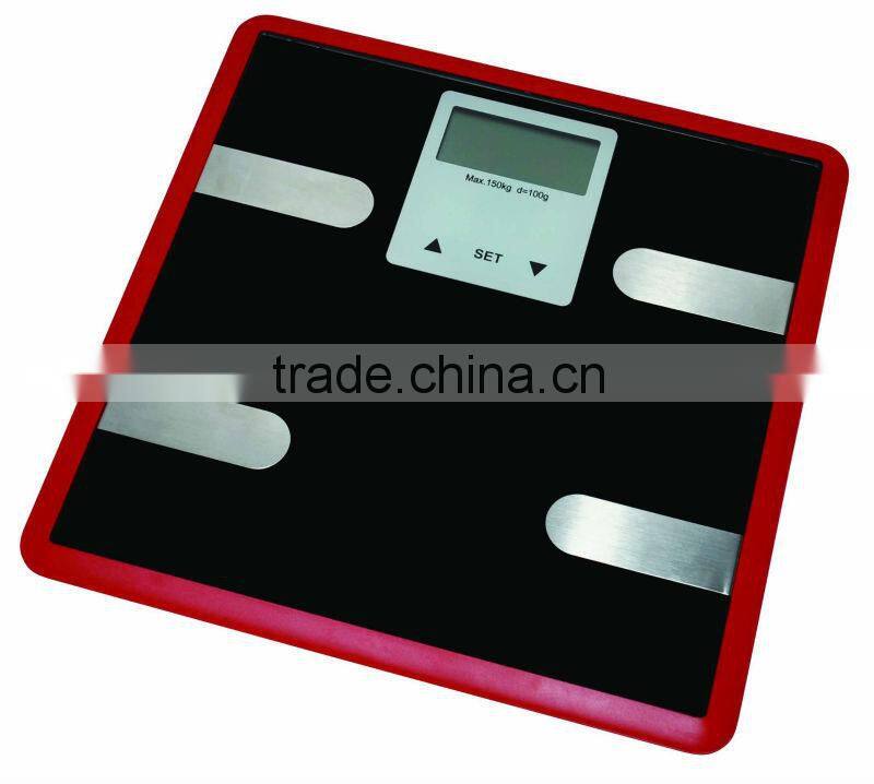Antiskid Body Fat & HYDRATION Scale 150KgX330lbsX24ST