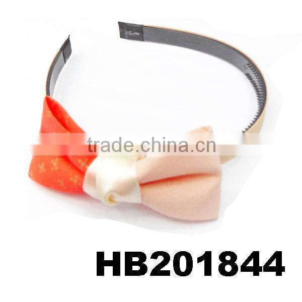teenage girls ribbon bow plastic headband wholesale