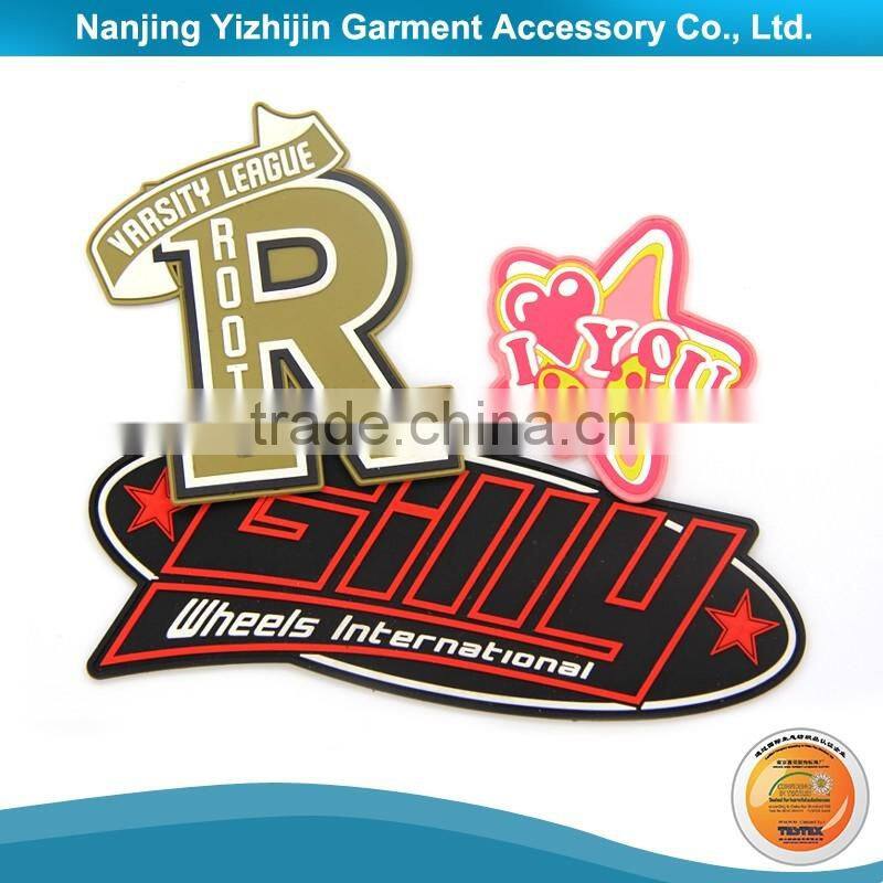 Eco-friendly soft pvc/rubber/silicone slim patch