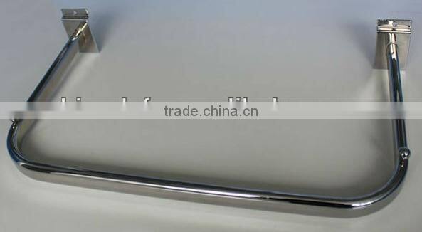 Metal oval pipe clothes hanging rail