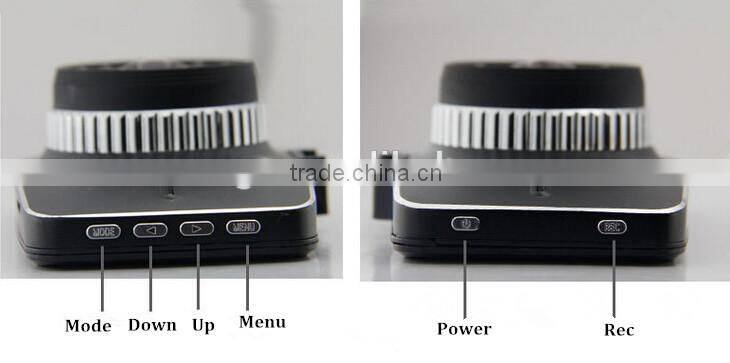 3.0 Inch 1080P Full HD 5.0M Pixel 170 Degree Wide Angle WDR Mini Car DVR Camera