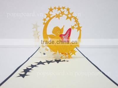 Wedding church greeting 3d handmade card