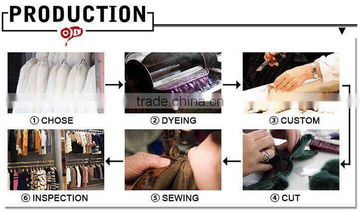 Women Real Leather Fur Vest / Lamb Fur Vest For Lady