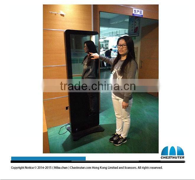 Chestnuter 42 inch Standing LCD IR Touch magic mirror Totem for advertising