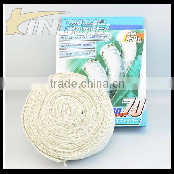 Original Brand 5 Meter / Set Auto Racing Exhaust Thermo Wrap For Car
